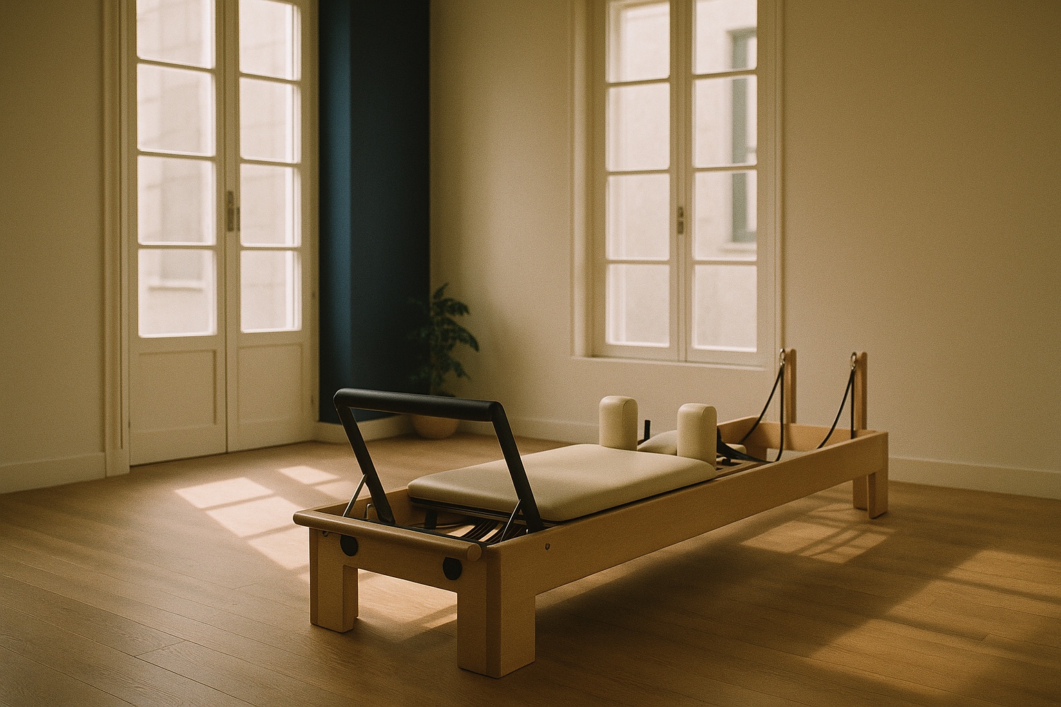 Sesión de pilates suelo pélvico con trabajo respiratorio en Lagar Studio Aravaca, Madrid